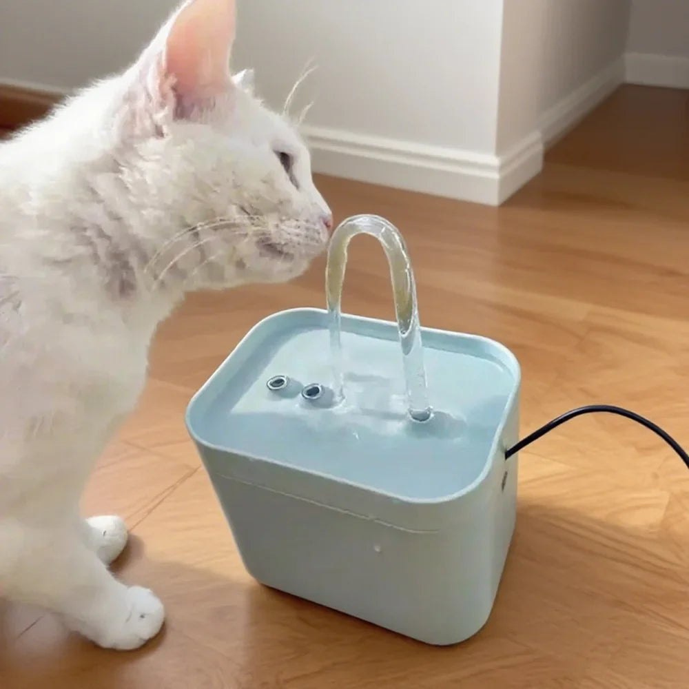 Cat drinking fountain automatic filter USB European standard interface electric silent suitable for cats