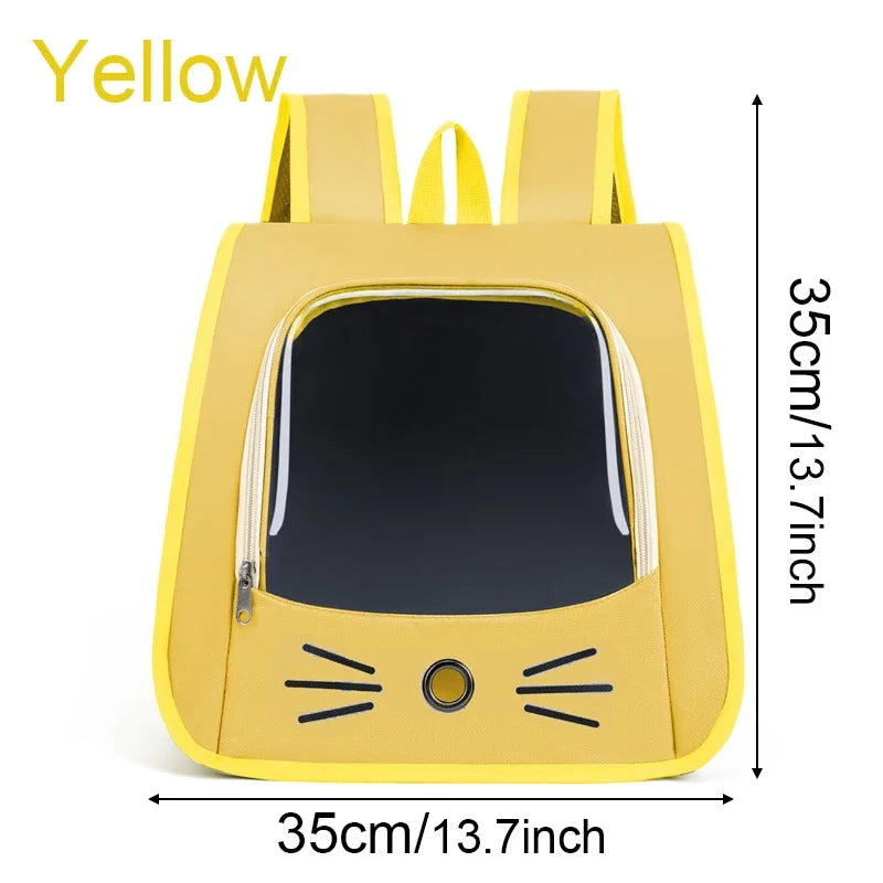 Transparent Pet Supplies Cat Carrier Bag Portable Travel Outdoor Backpack for Cats Small Dogs Breathable Carrying