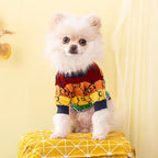 Famous Luxury Brand  Designer Dog Warm Sweater Thicken Pet Clothes for Fall and Winter Dog Coat