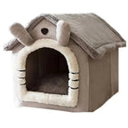 Winter Warm Pet Nest - 4-Season Use Dogs & Cats, Removable Washable Universal Pet House