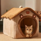 Winter Warm Pet Nest - 4-Season Use Dogs & Cats, Removable Washable Universal Pet House
