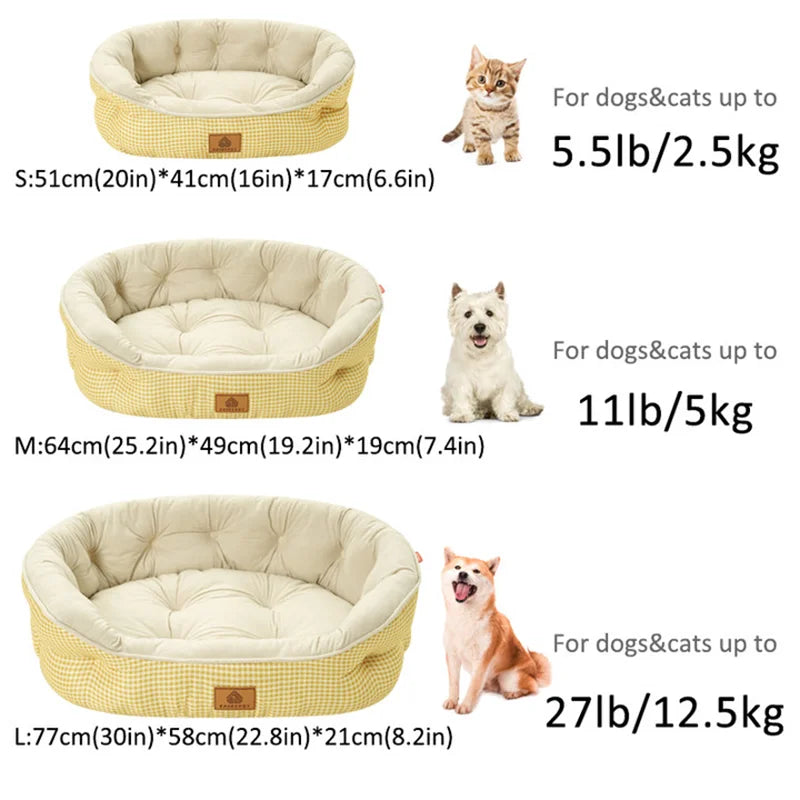 Winter Dog Bed Imitation Cotton Velvet Dogs Mat Beds Fluffy Soft High Rebound Pet Bed For Pet Dog
