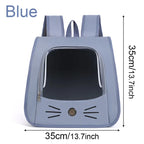 Transparent Pet Supplies Cat Carrier Bag Portable Travel Outdoor Backpack for Cats Small Dogs Breathable Carrying