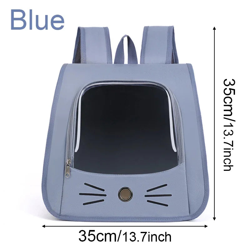 Transparent Pet Supplies Cat Carrier Bag Portable Travel Outdoor Backpack for Cats Small Dogs Breathable Carrying