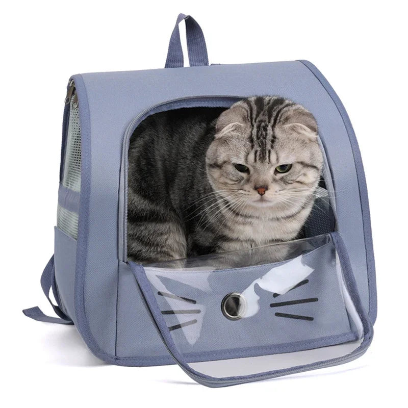 Transparent Pet Supplies Cat Carrier Bag Portable Travel Outdoor Backpack for Cats Small Dogs Breathable Carrying