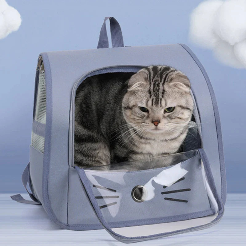 Transparent Pet Supplies Cat Carrier Bag Portable Travel Outdoor Backpack for Cats Small Dogs Breathable Carrying